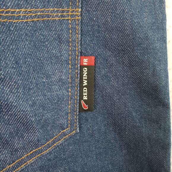 Red Wing FR Jeans Men's 46x38 Flame Resistant Work Pants Denim Blue Cotton NWT - Picture 10 of 11